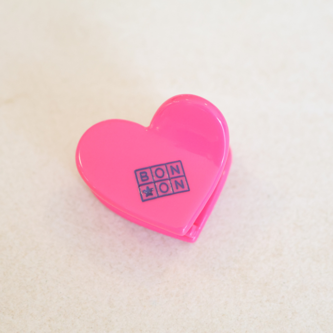 GIGI X BONTON MINI COEUR ROSE.