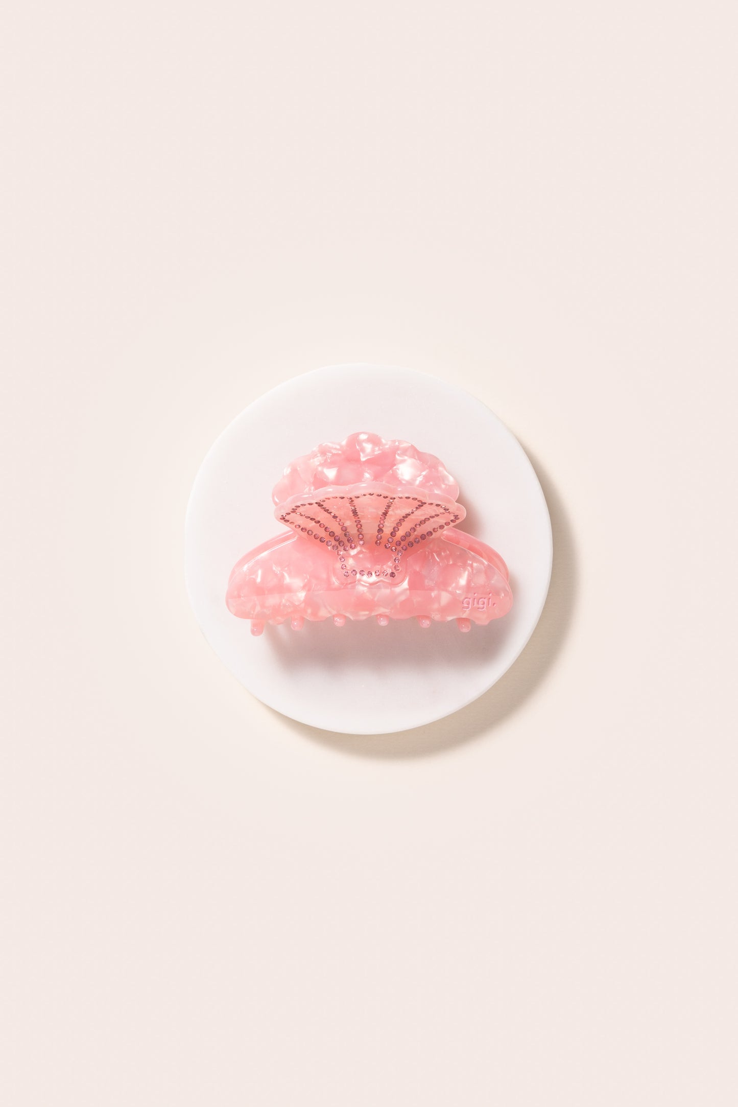 Belle pince coquillage rose