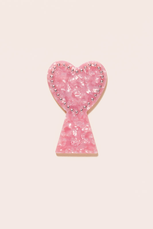 Miroir précieux rose