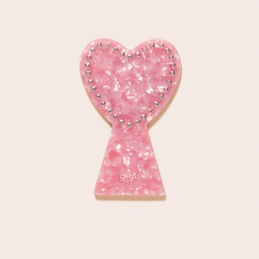 Miroir précieux rose