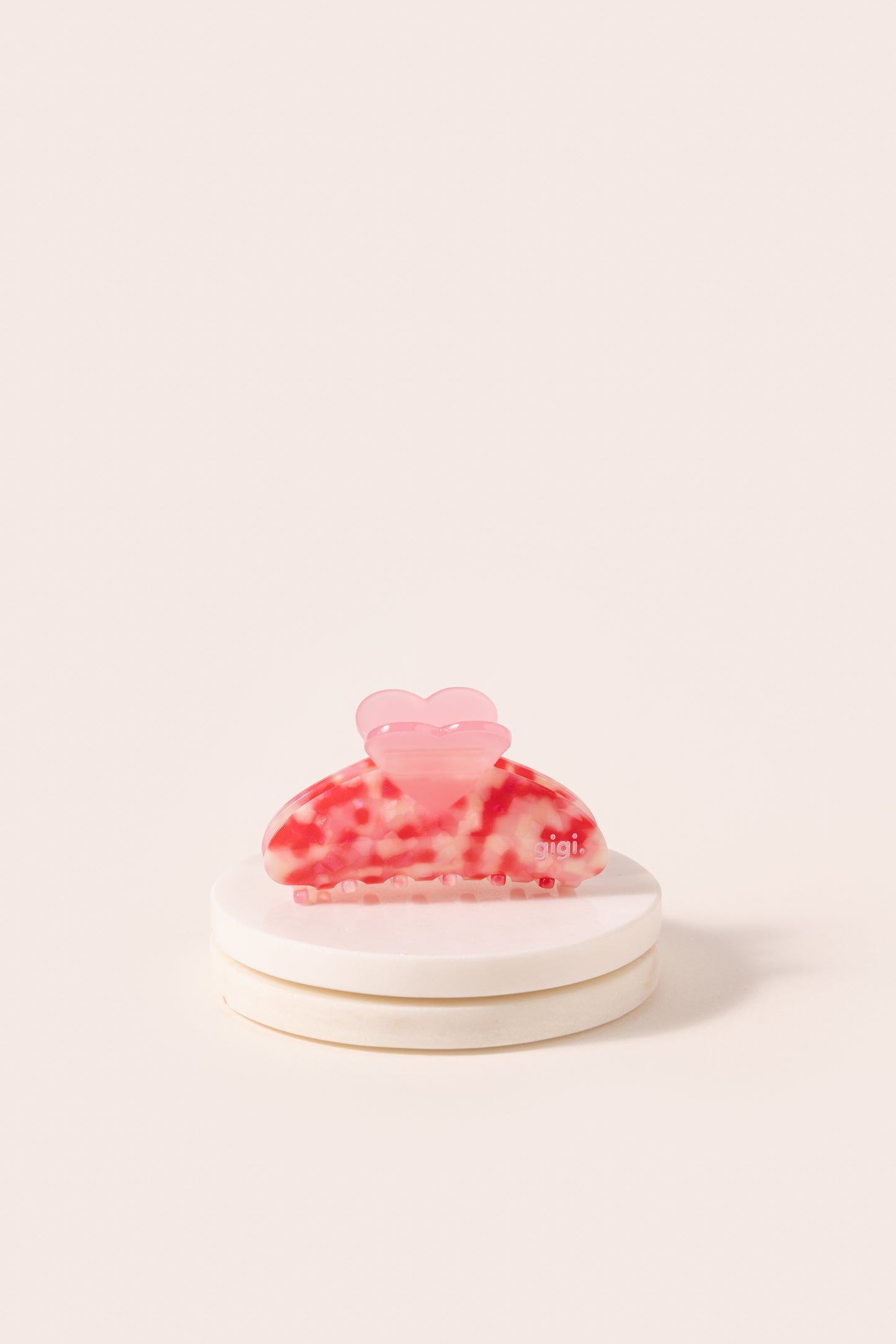 Pince cœur blush