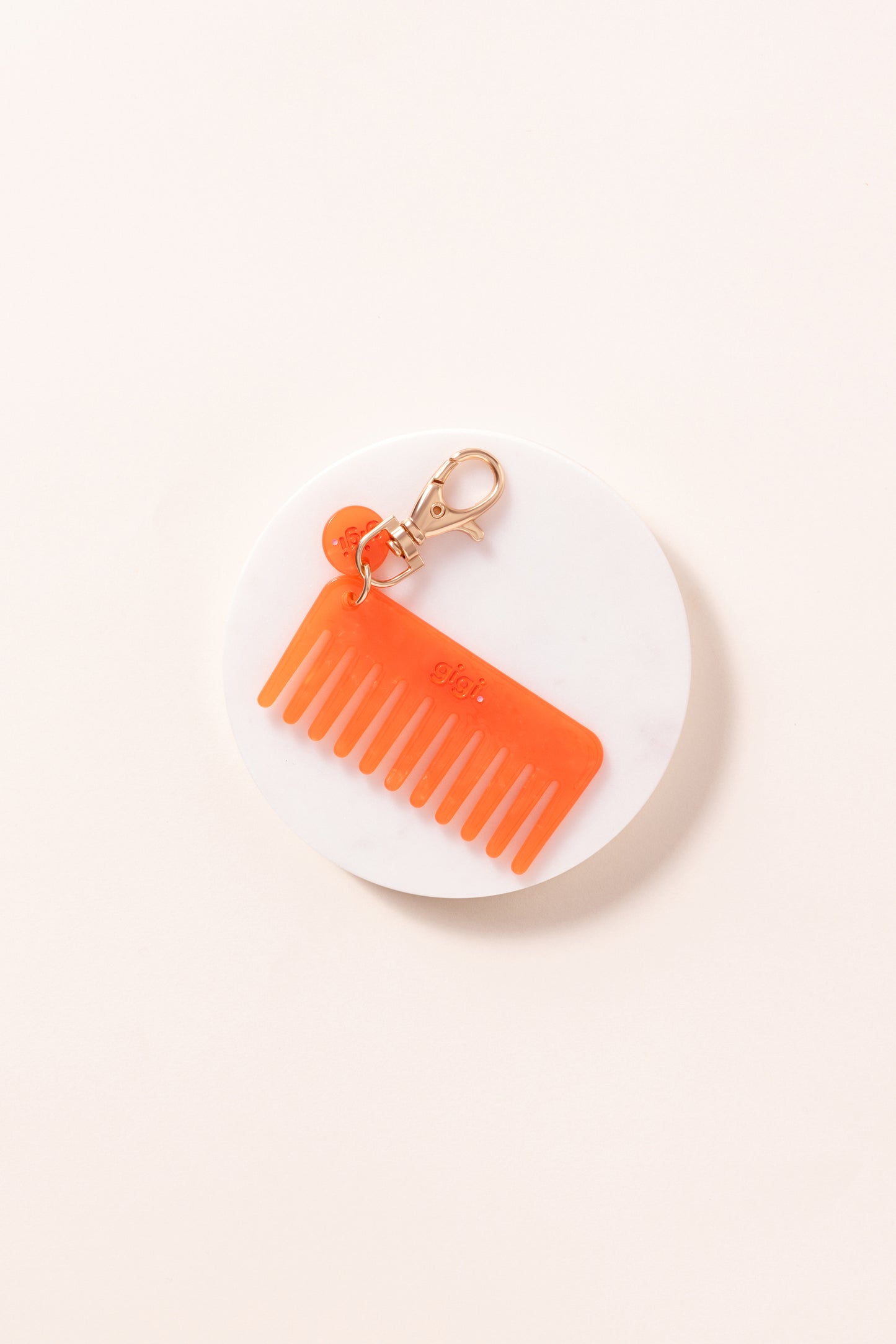 PORTE-CLEF PEIGNE TANGERINE.
