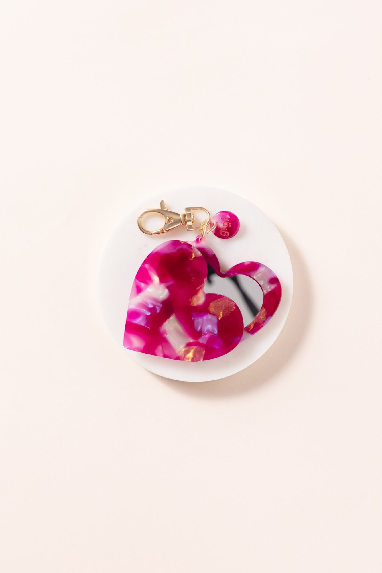 Iris mirror keychain