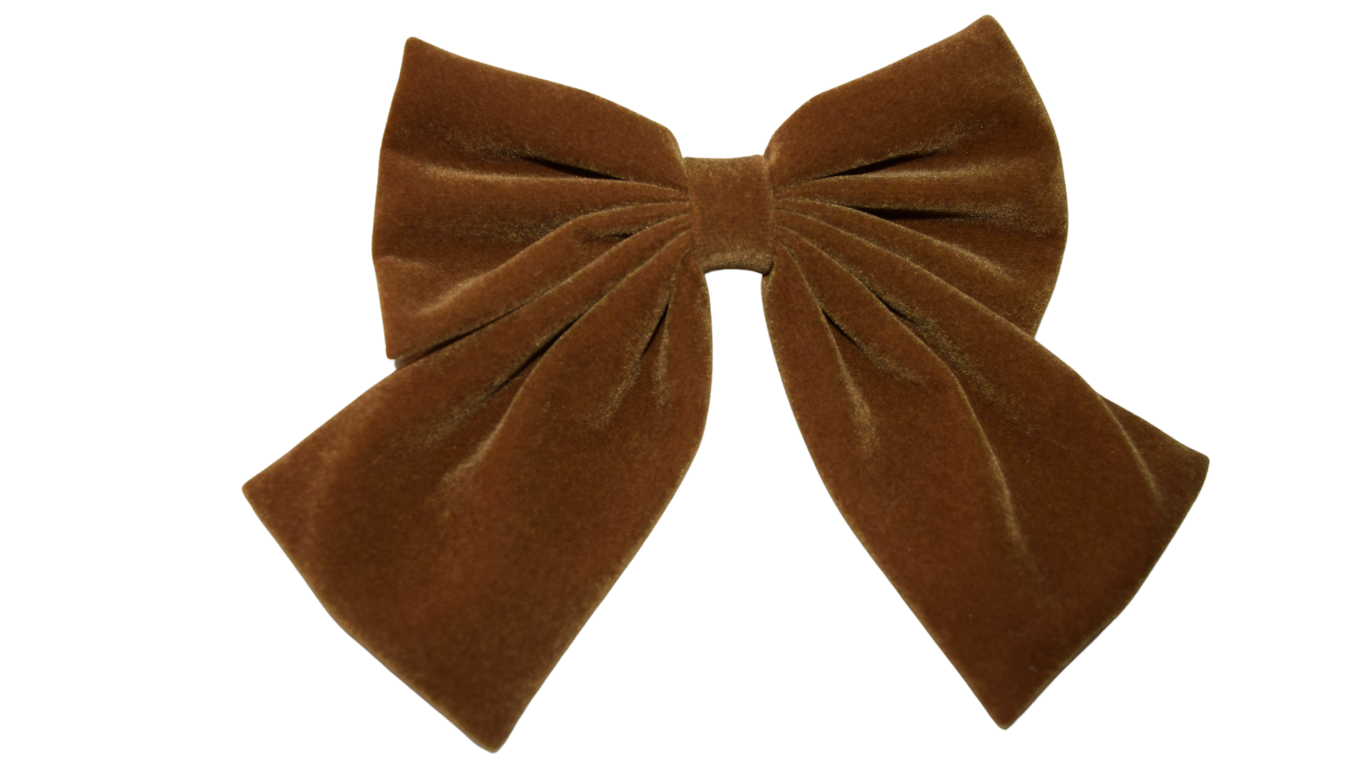 BARRETTE NOEUD AMBRE.