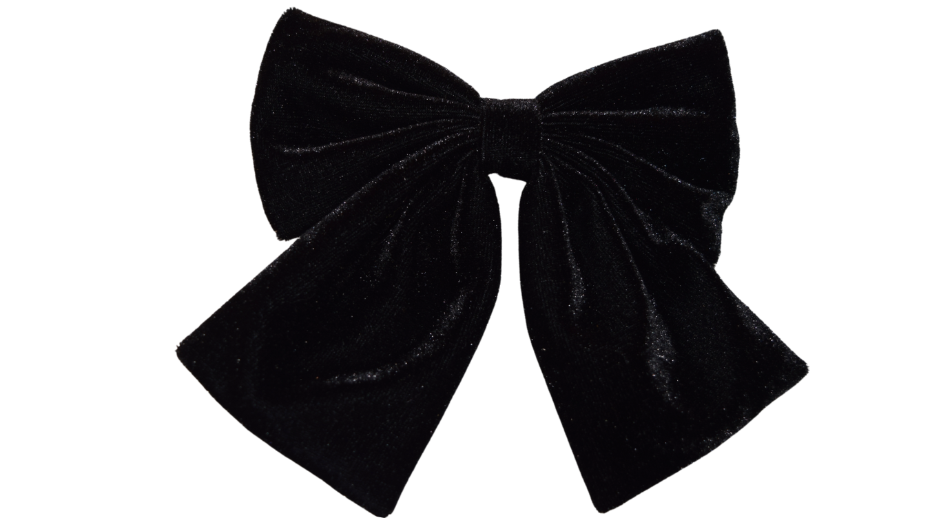 BARRETTE NOEUD ONYX.