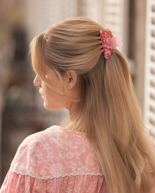 Pince cœur blush