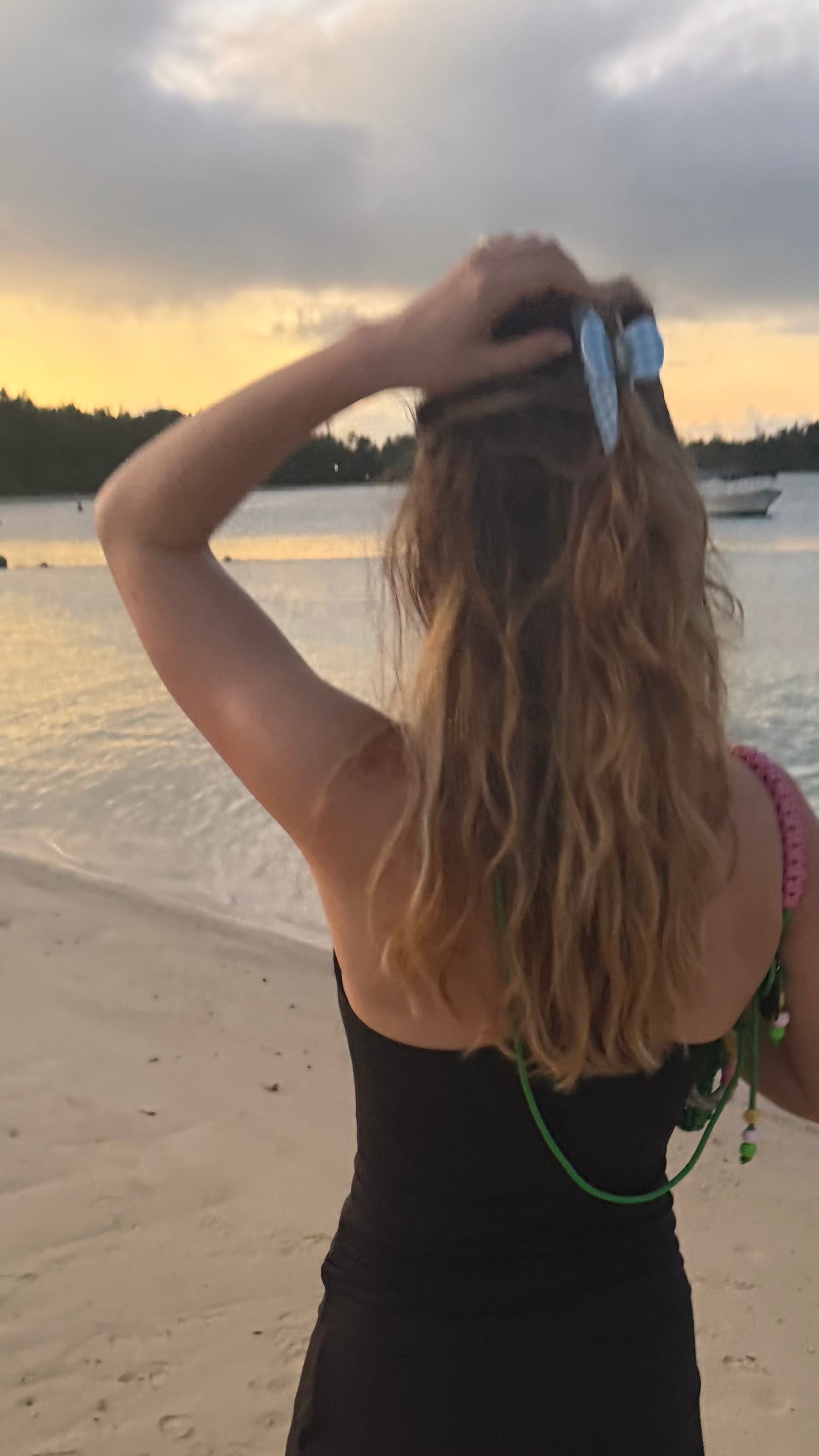 Pince banana vichy ciel