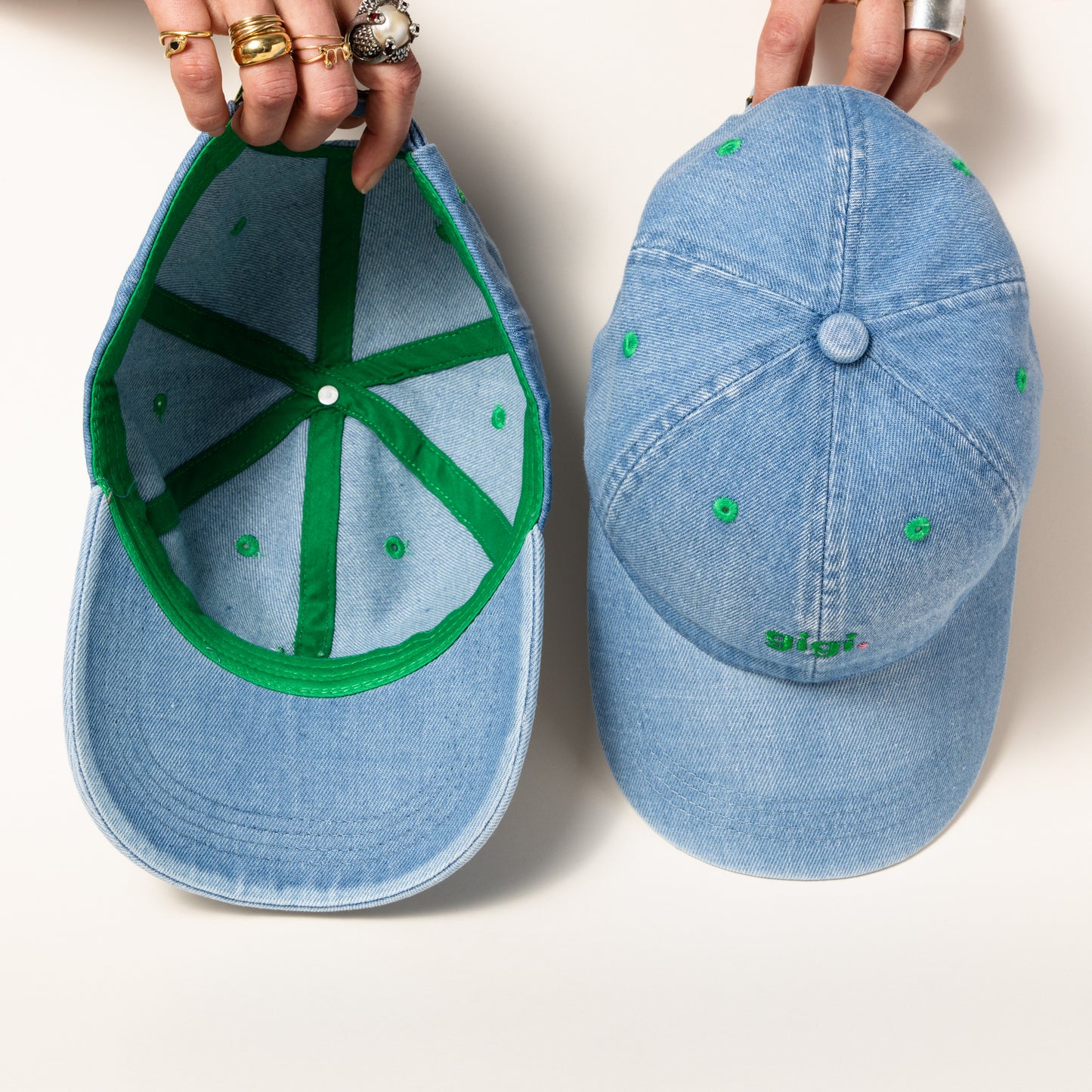 CASQUETTE DENIM "GIGI".