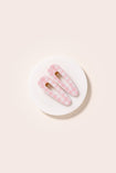 Barrette clip vichy madrague