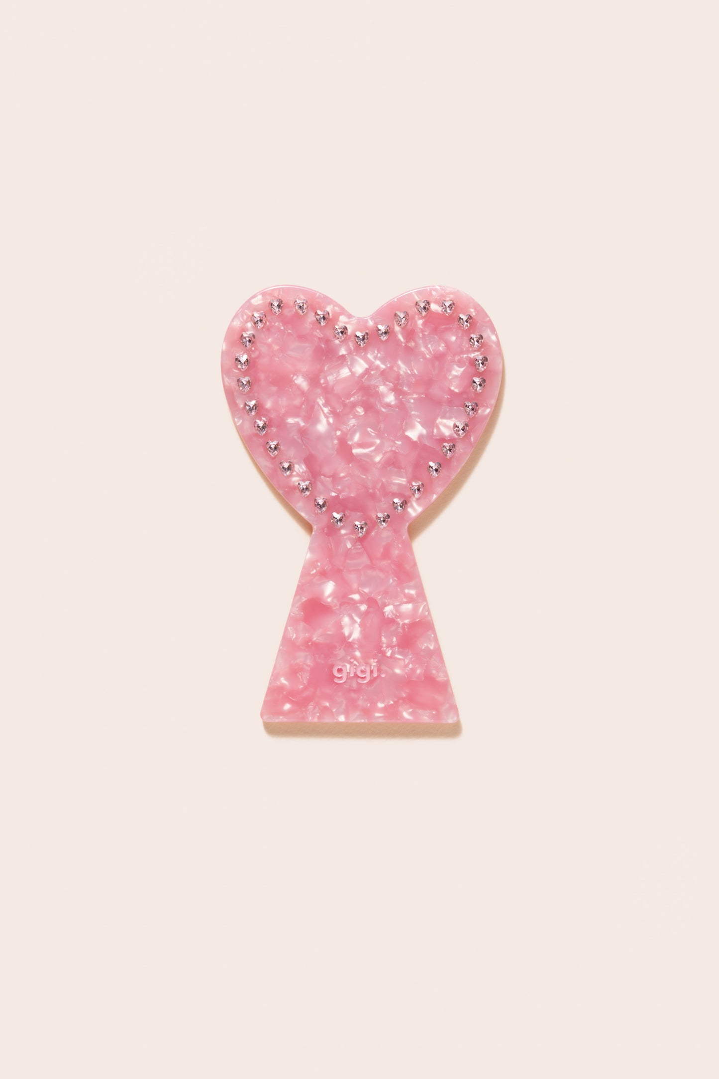 Miroir précieux rose