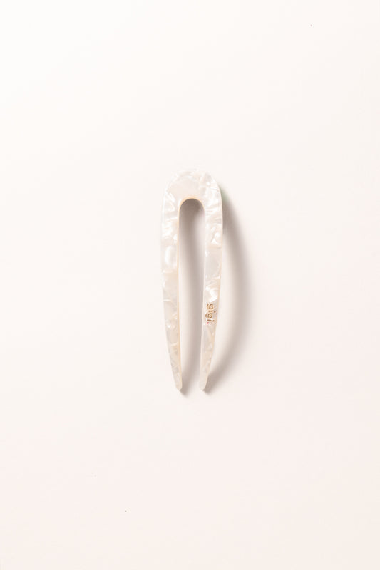 Pic à chignon nacre