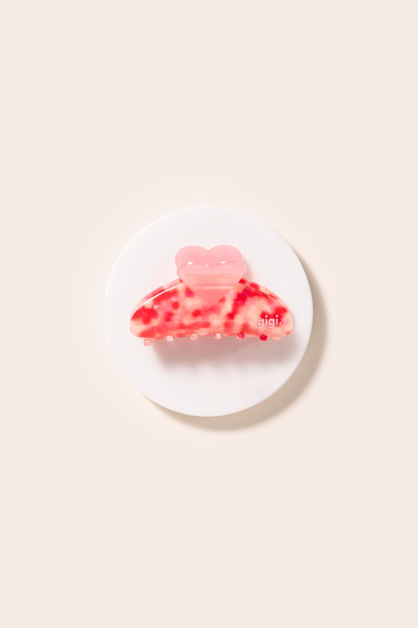 Pince cœur blush