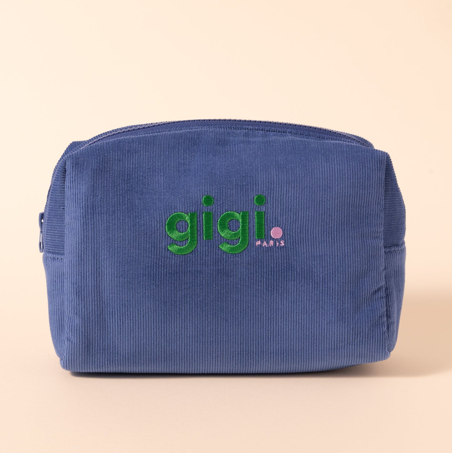 Pochette velours marine