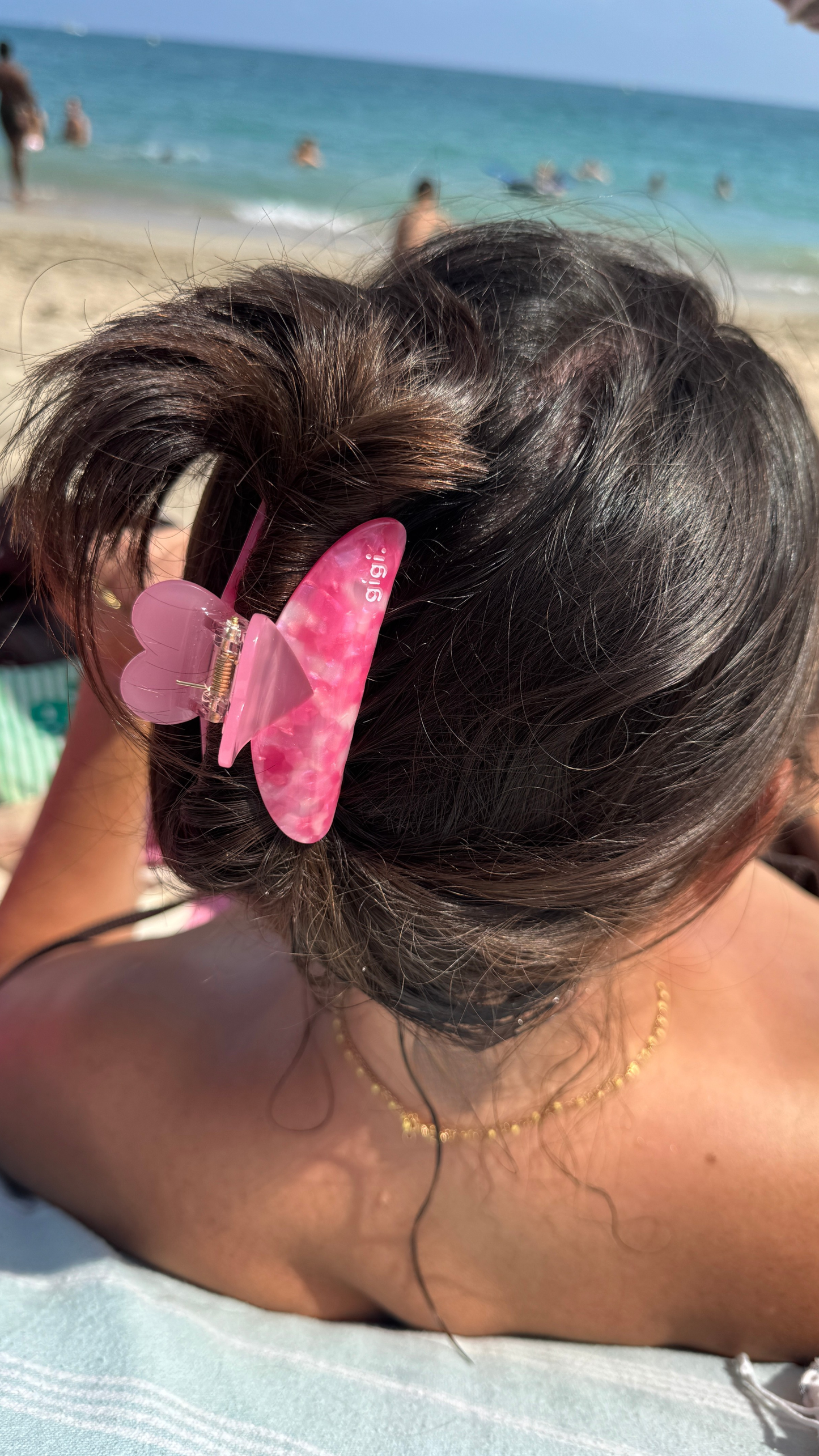 Pince cœur blush
